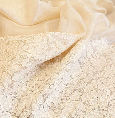 Тюль с купоном вышивка кружево 26861 V500 sable-50018 Ampir Decor