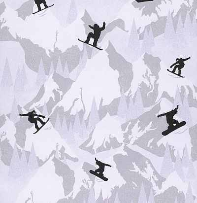 обои с заснеженными горами HUG802 Khroma Zoom