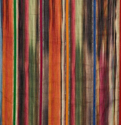 льняная ткань в яркую полоску FD266Y101 Mulberry