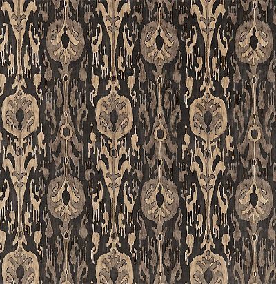 хлопковый бархат с икатами 321676 Zoffany