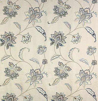 изысканная английская ткань с вышивкой F4002/04 Colefax and Fowler