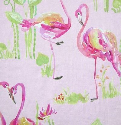 детские ткани Feathery Flamingo Pink Voyage Decoration
