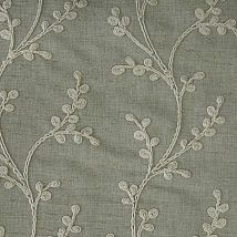 Фото: Портьерна ткань с вышитым растительным узором Sevati Marble- Ампир Декор