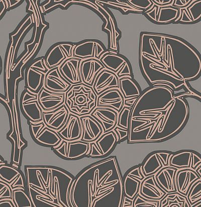 Обои с крупными цветами 38500 Hookedonwalls