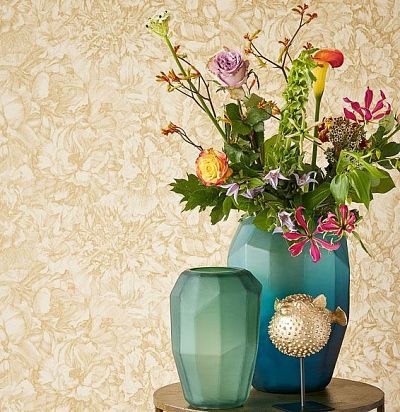 Обои с крупным цветочным рисунком 30735  - 1