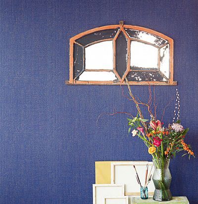 обои чернильно-синие 372562  - 1