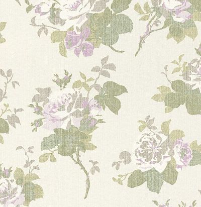Обои с цветочным орнаментом 086132 Rasch Textil