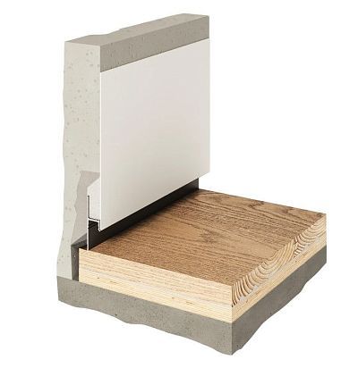 Универсальный теневой профиль D002 под покраску Decaro - 2