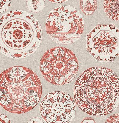 обои с дизайном из тарелок 80071 ARTE